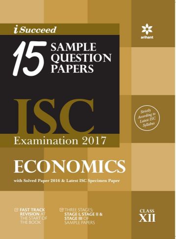 Arihant i-succeed 15 Question Sample Papers ISC Economics